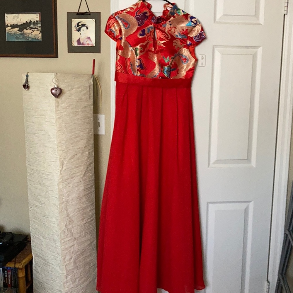 Red dress